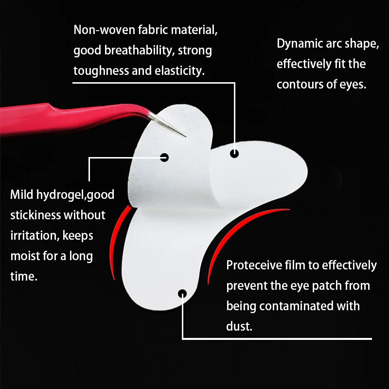 50/100-Pack Under Eye Pads for Lash Extensions | Eye Patches Lash Extension Pads QXL