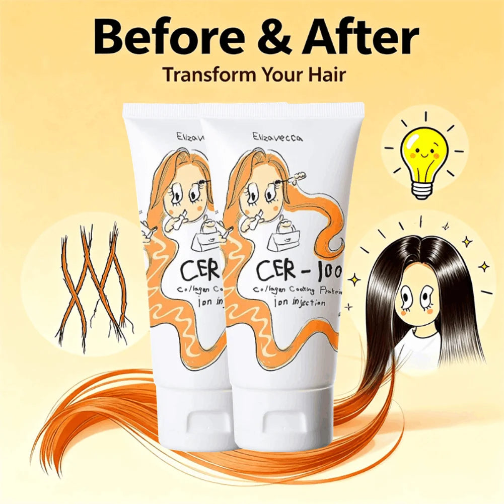 Collagen Keratin Hair Mask – Protein Treatment for Smooth Hair Collagen Hair Mask QXL