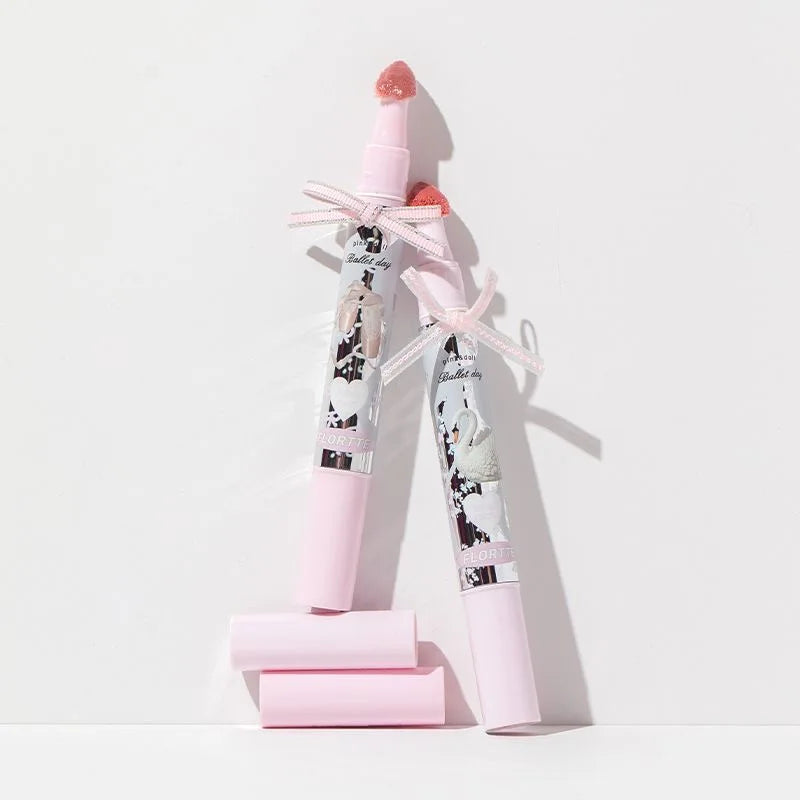 FLORTTE Little Bow Film-Forming Lip Gloss | Liquid Lipstick Liquid Lip Gloss QXL