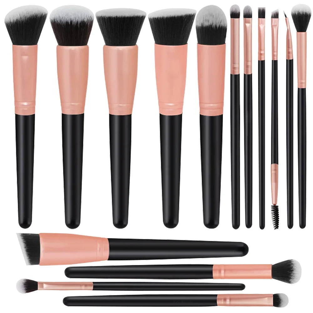 ZOREYA 15-Piece Makeup Brush Set | Concealer, Blush & More Makeup Brush Set QXL
