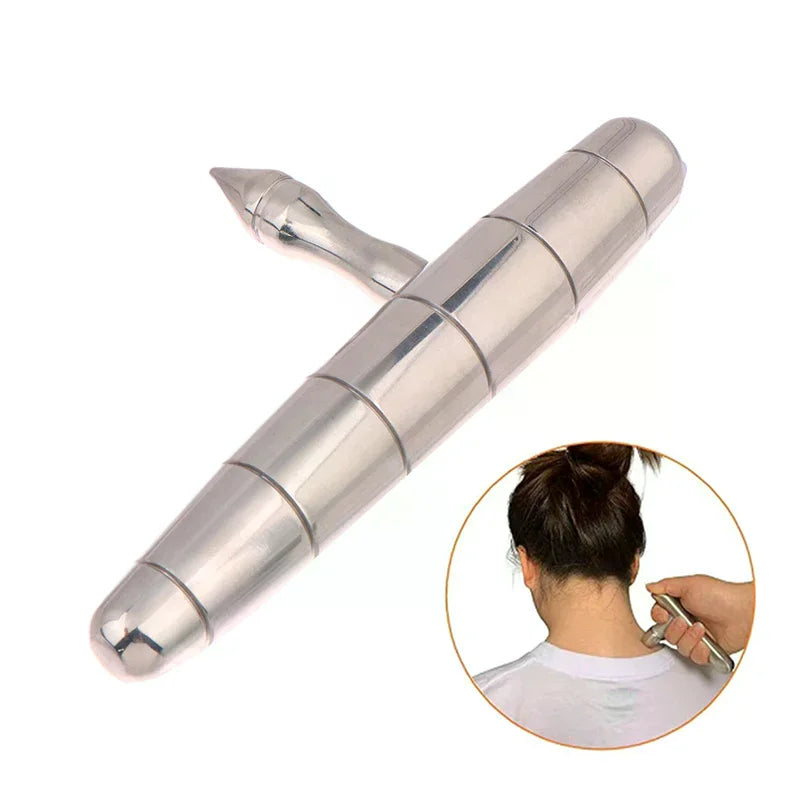 T-Bar Stainless Steel Trigger Point Massage Tool | Deep Tissue Trigger Point Massager QXL