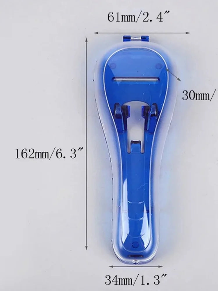Portable Travel Razor Holder Case – Blue Plastic Shaver Box Razor Travel Case QXL