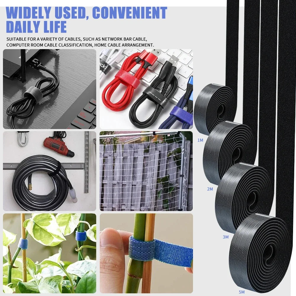 Adjustable Nylon Cable Management Clips & Wire Organizer Cable Management Clips QXL