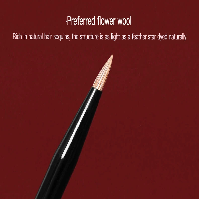 Tapered Goat Hair Eye Detail Brush | Blending & Highlight Eye Makeup Brush QXL