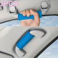 2-Pack Car Roof Handle & Armrest Frame Protective Covers Car Interior Covers QXL Blue 2PCS