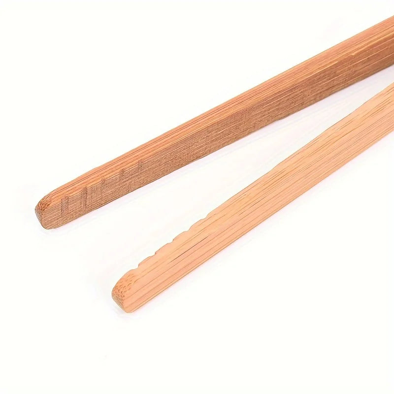 Wooden Toast Tongs | Ultra-Grip Kitchen Tongs for Bread & Fruit Kitchen Tongs QXL