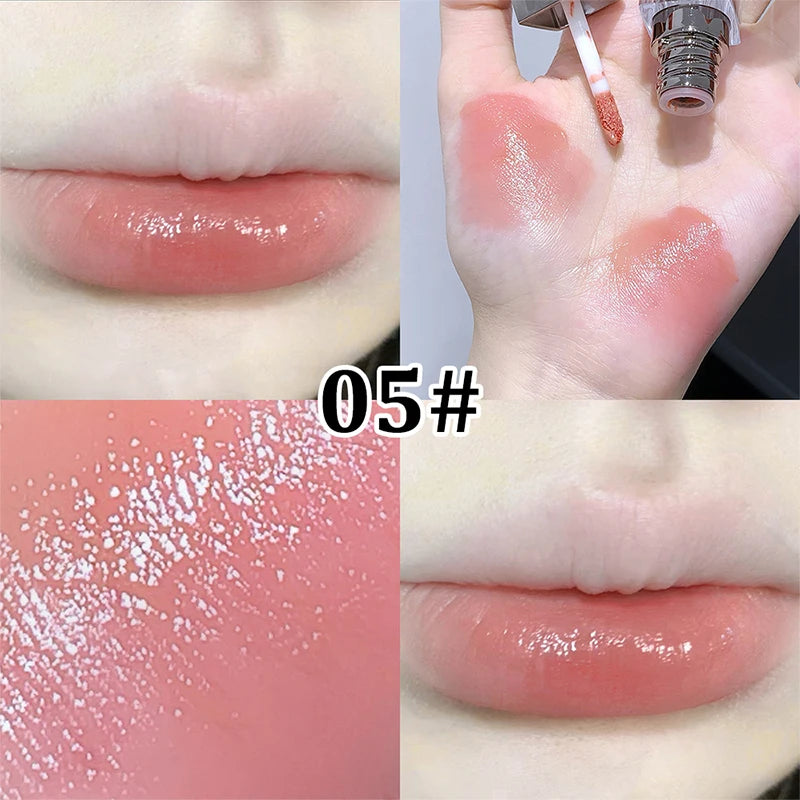 Glazed Mirror Lip Gloss – Moisturizing Glass Lip Glaze 2.5g Lip Gloss QXL Dark Khaki