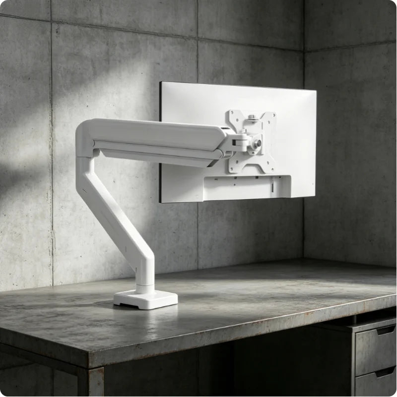 Gas Spring Monitor Arm | Full Motion 13–32" Desk Mount Monitor Arm Mount QXL