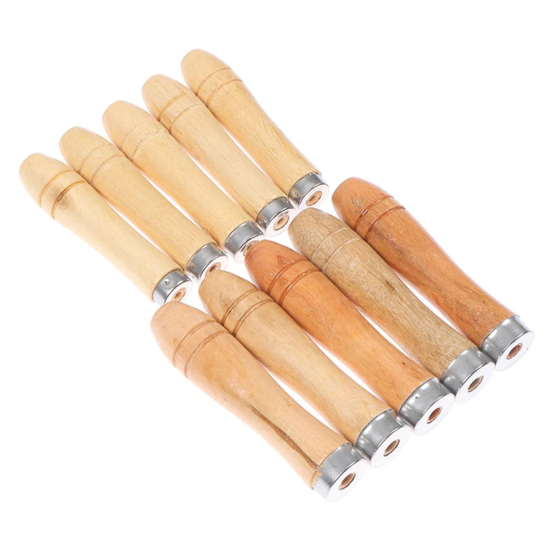 5-Pack Wooden File Handles for Rasps & Filing Tools File Handle Set QXL