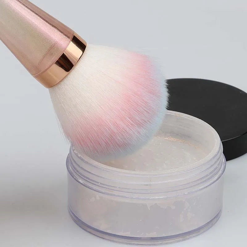 Professional Powder Blush Brush | Pink Gold Large Face Brush Powder Blush Brush QXL