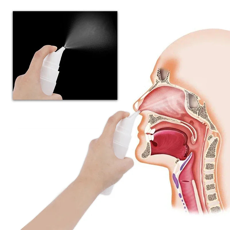 70ml HDPE Nasal Spray Bottle | Leak-Proof Hand Pump Nasal Spray Bottle QXL