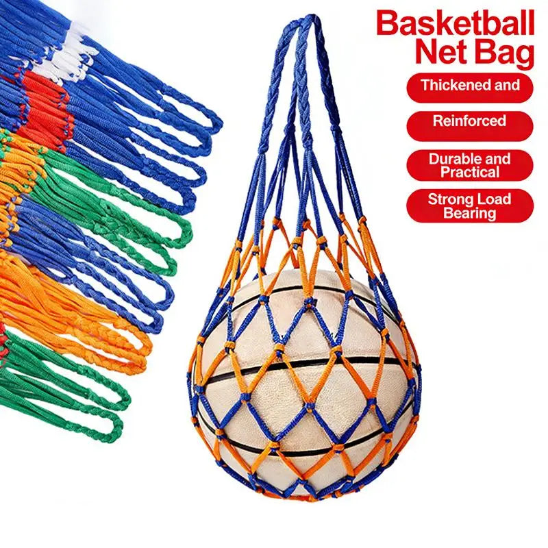 Nylon Mesh Ball Bag | Soccer Basketball Volleyball Net Sports Ball Bag QXL