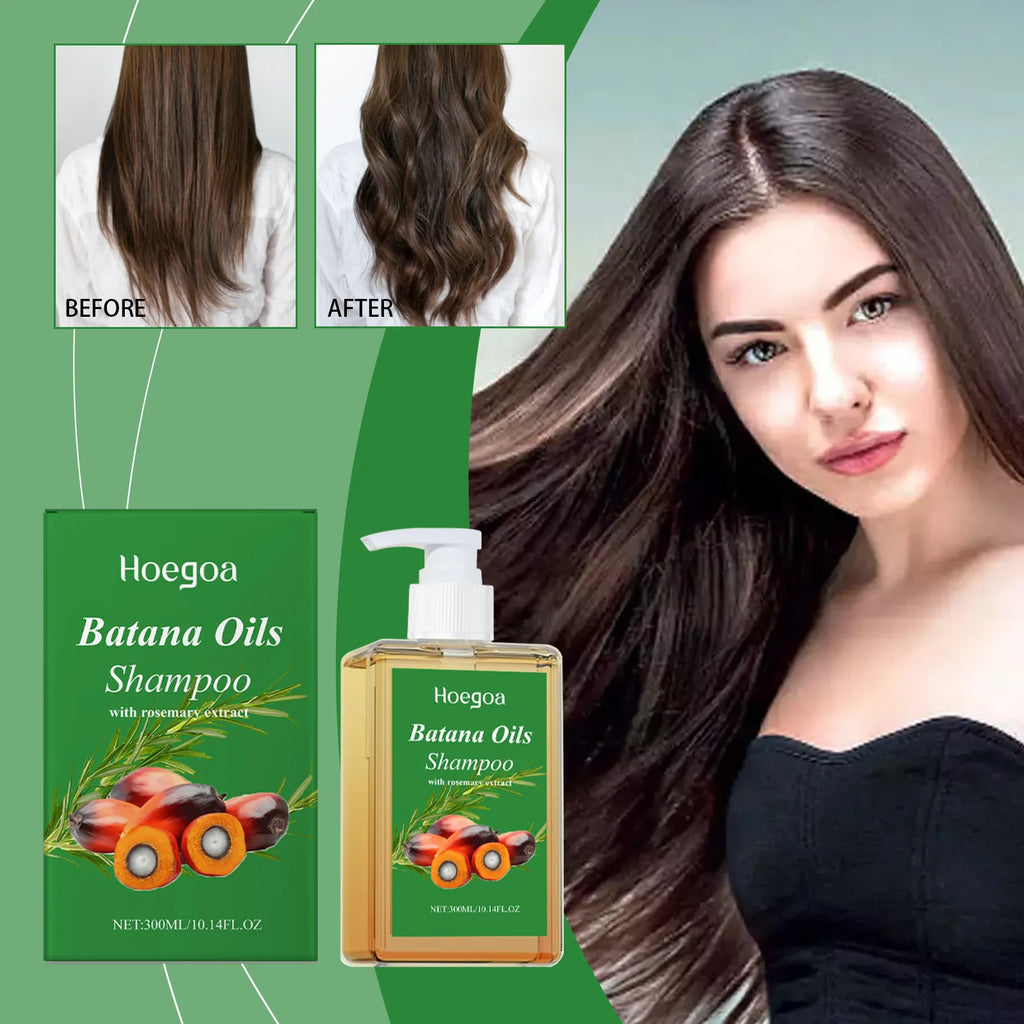 HOEGOA Batana Oil Shampoo – Strengthen & Nourish All Hair Hair Care Shampoo QXL