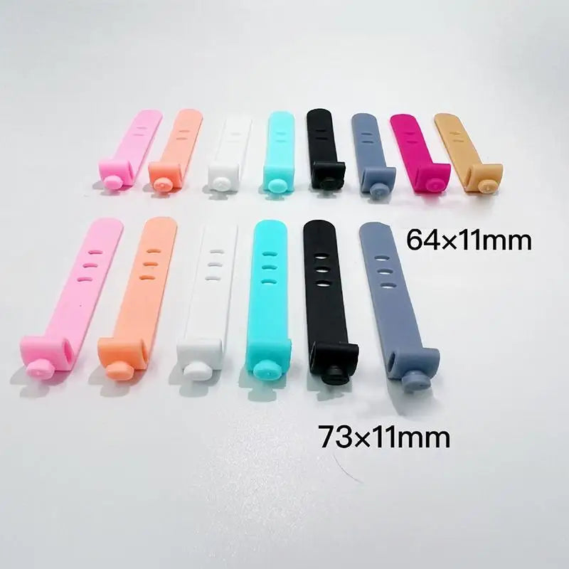 10-Pack Silicone Cable Organizer Bobbin Winders | Wire Management Cable Organizer Winder QXL