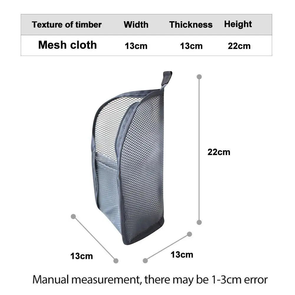 Standing Mesh Toiletry Bag | Foldable Travel Organizer Pouch Travel Toiletry Bag QXL