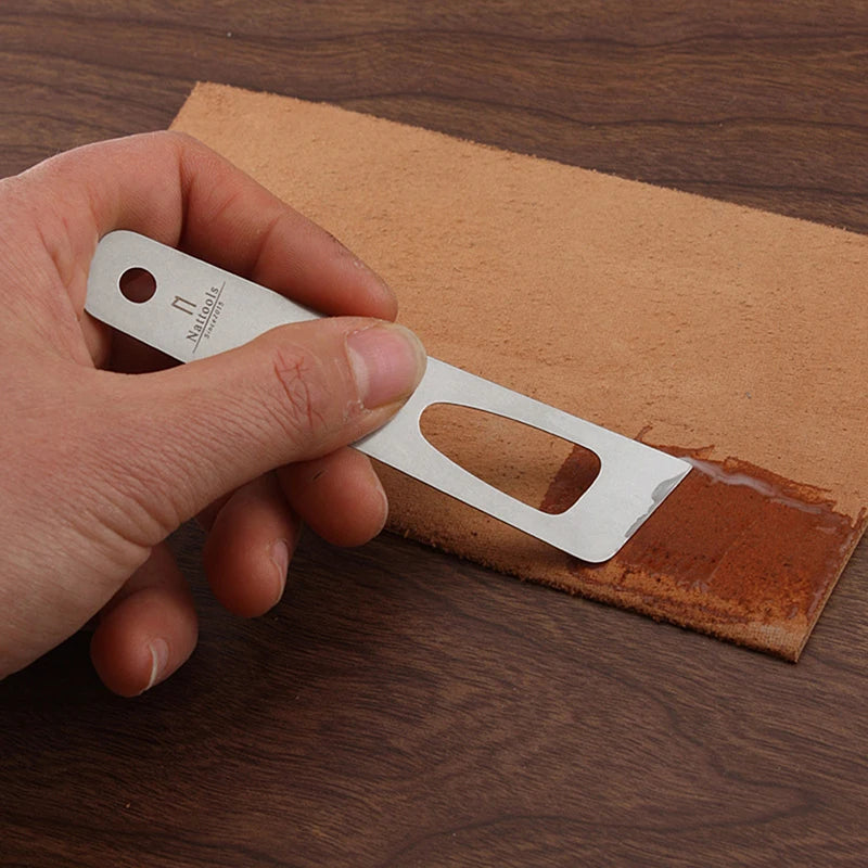 Stainless Steel Leather Glue Spreader Tool | DIY Leathercraft Leather Craft Tool QXL