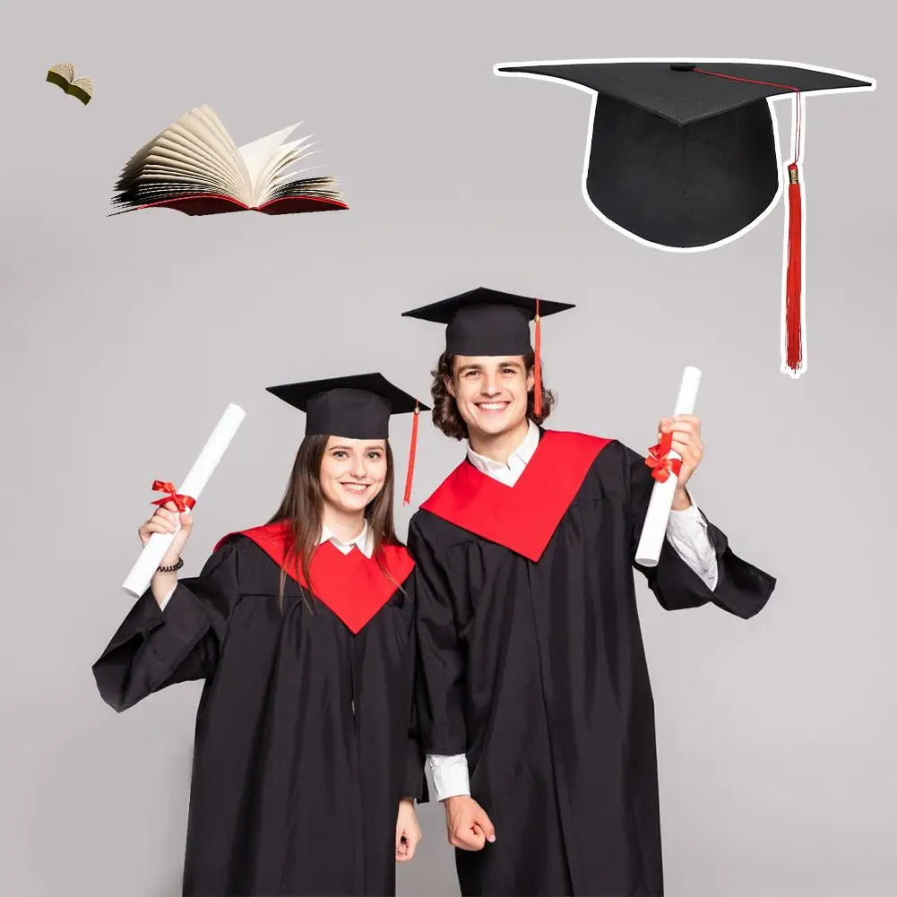 Graduation Cap with Tassel | Adjustable Bachelor's Hat Graduation Cap QXL