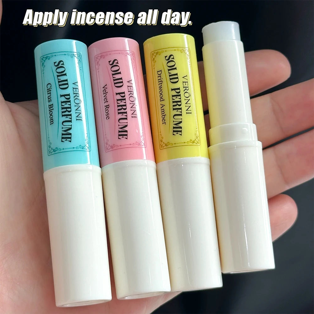3-Pack Solid Perfume Sticks | Floral Fragrance Balm Solid Perfume Balm QXL