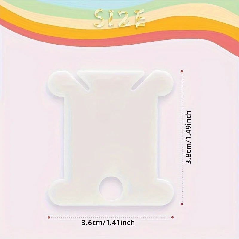 Plastic Cross Stitch Thread Spools | Floss Winding Storage Boards Thread Storage Spools QXL