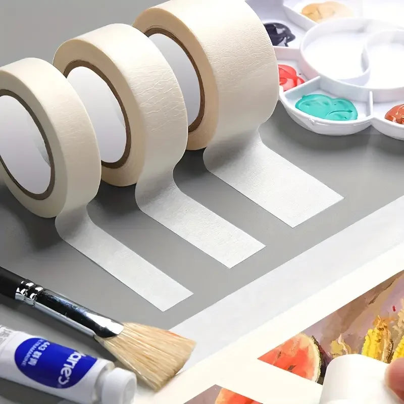3-Roll Acid-Free Watercolor Masking Tape | 1.5, 2 & 3cm Widths Artist Masking Tape QXL
