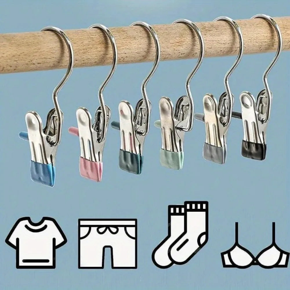 20-Pack Boot Hanger Clips | Space-Saving Clothes Pins Clothes Hanger Clips QXL