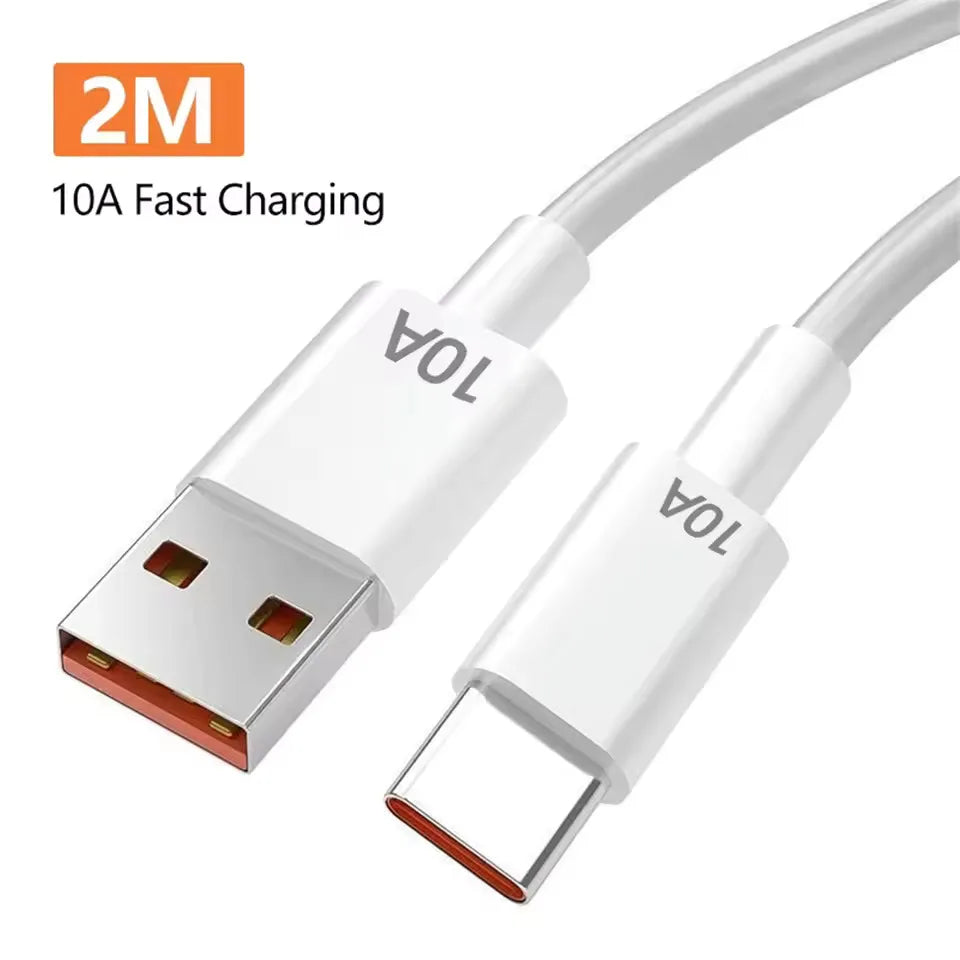 5-Port 240W GaN USB-C PD Fast Charger | QC 3.0 Wall Adapter USB-C Wall Charger QXL 2m Cable