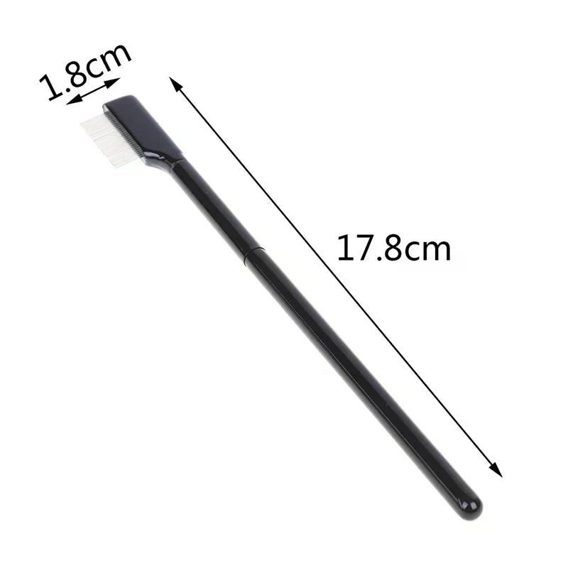 Steel Eyebrow & Eyelash Comb | Metal Lash Extension Brush Eyelash Comb QXL