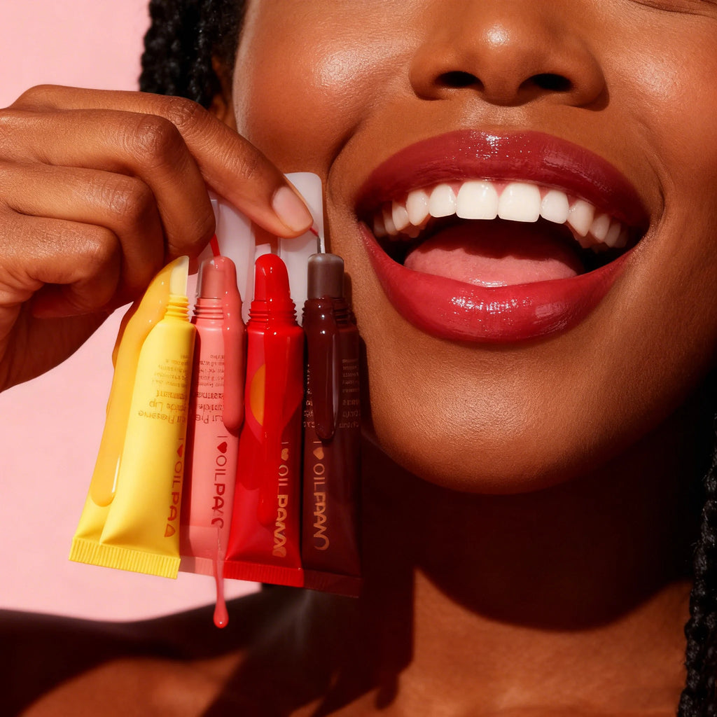 PAGE VINE Peptide Lip Gloss Butter | Hydrating Lip Plumper Lip Gloss Butter QXL