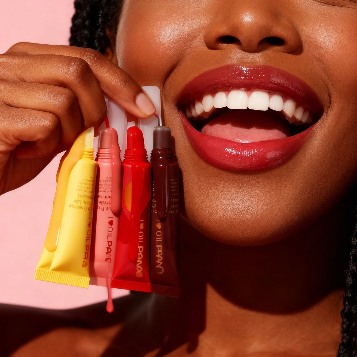 PAGE VINE Peptide Lip Gloss Butter | Hydrating Lip Plumper Lip Gloss Butter QXL