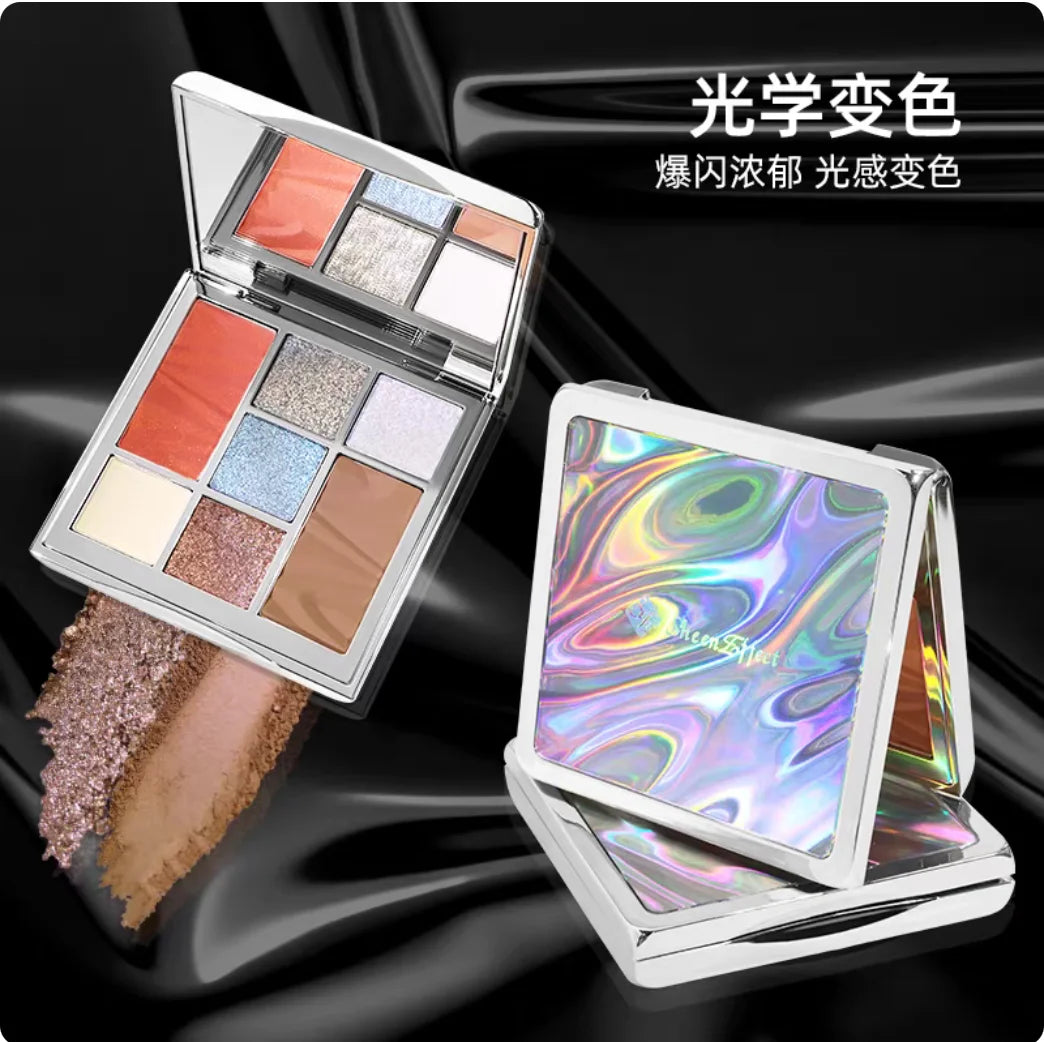 SheenEffect 7-Color Eyeshadow Palette | Matte & Shimmer Eyeshadow Palette QXL