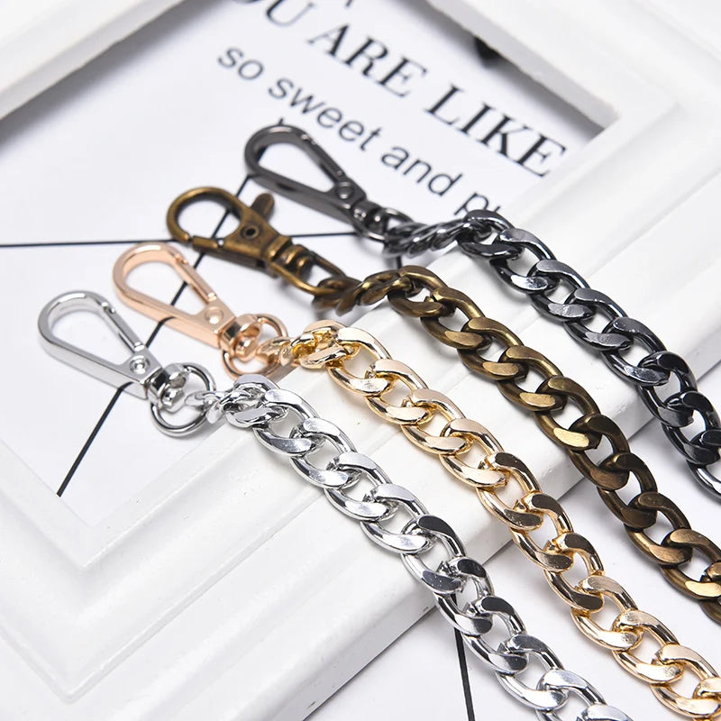 Aluminum Bag Chain Strap 120cm | DIY Handbag Shoulder Strap Bag Chain Strap QXL