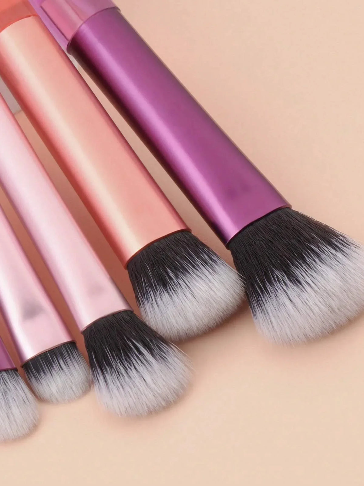 10-Pc Pink Mini Makeup Brush Set | Crystal Handle & Pouch Makeup Brush Set QXL