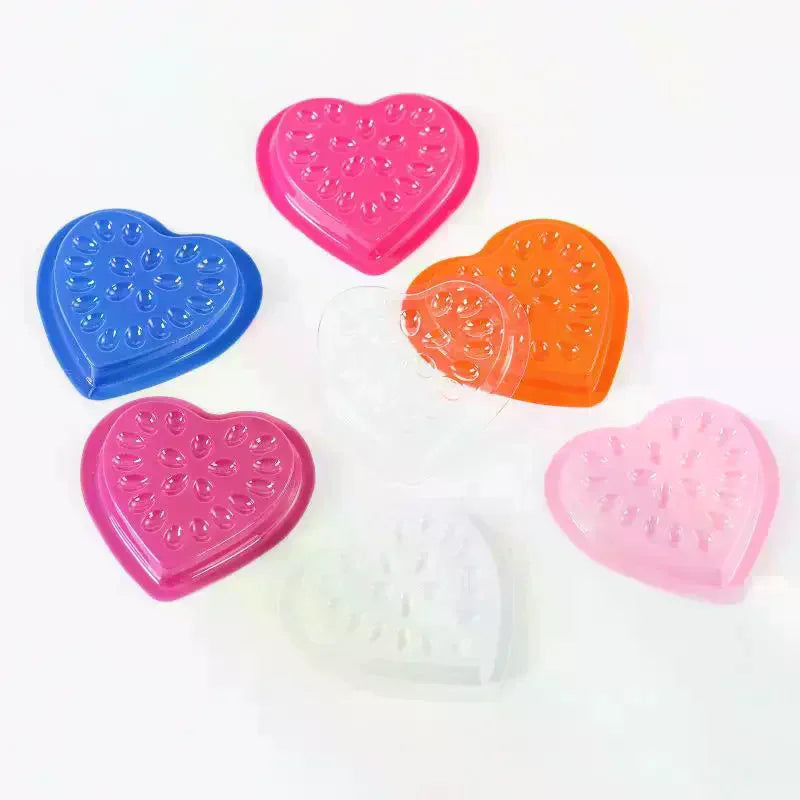 100-Pack Disposable Lash Glue Adhesive Pallets | Flower Holder Lash Glue Pallet QXL