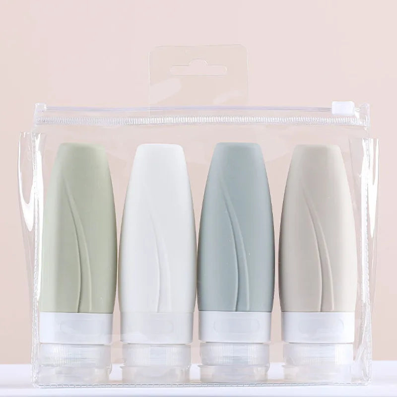 90ml Silicone Travel Dispenser Bottle | Refillable Cosmetic Travel Dispenser Bottle QXL