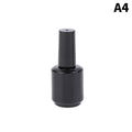 15ml Empty Glass Nail Polish Bottle with Lid & Brush | YOVIP Empty Nail Polish Bottle QXL Bright black