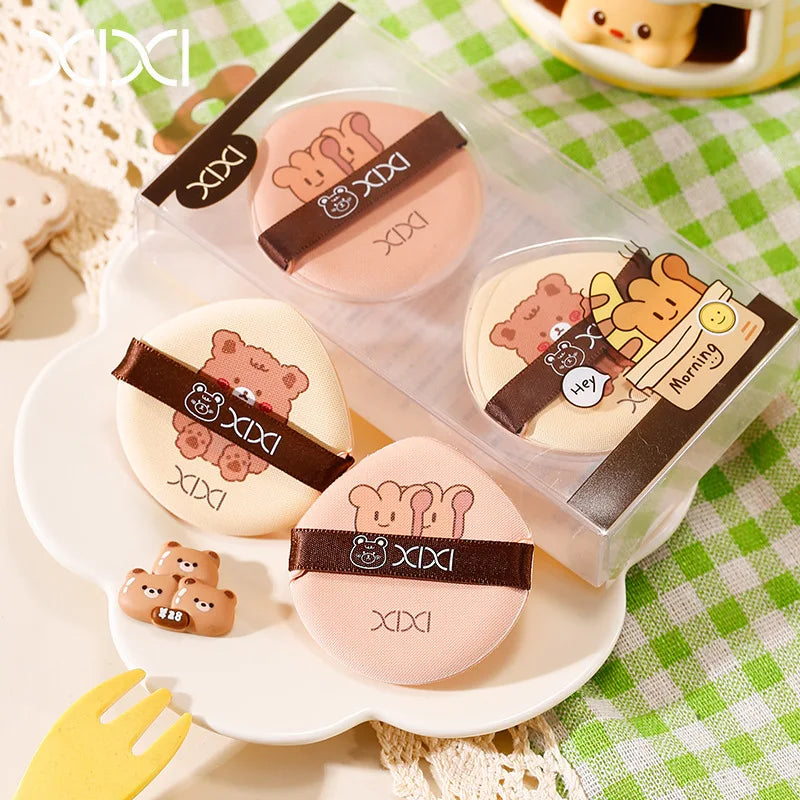 Air Cushion Powder Puff Set of 2 | Dry & Wet Sponge Applicator Makeup Sponge Puff QXL
