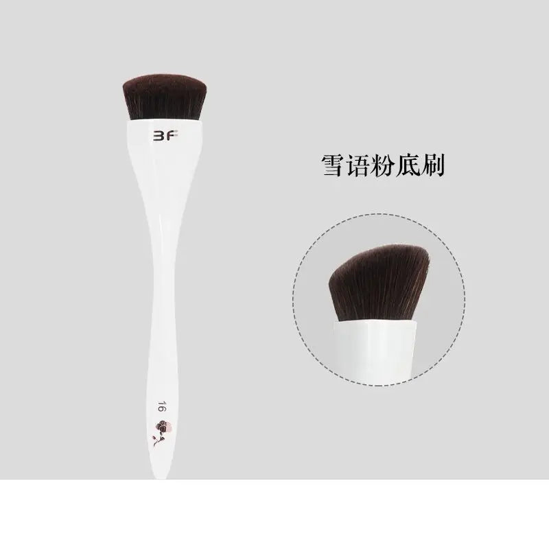 Flat Foundation Brush | Soft Synthetic Bristles, No Streaks Foundation Makeup Brush QXL Snow Whisper Foundat