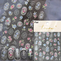5D Lotus Koi Nail Art Stickers | Chinese Style Nail Decals Nail Art Stickers QXL TO4529