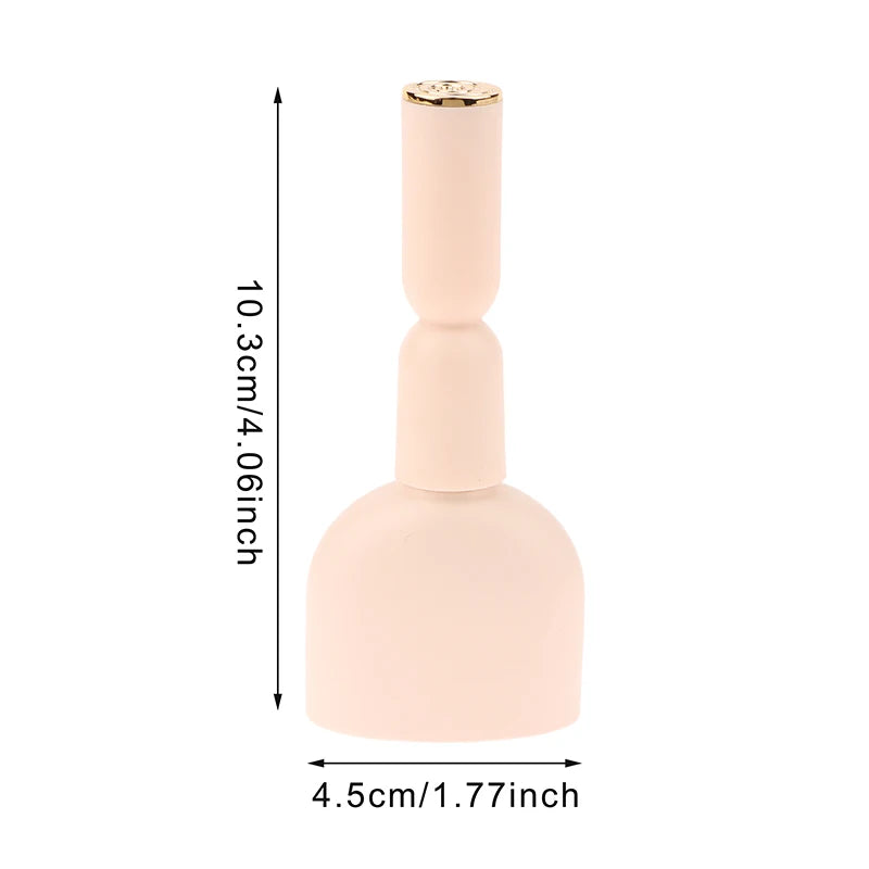 13ml Empty Nail Polish Glass Bottle with Brush | Refillable Nail Polish Bottle QXL