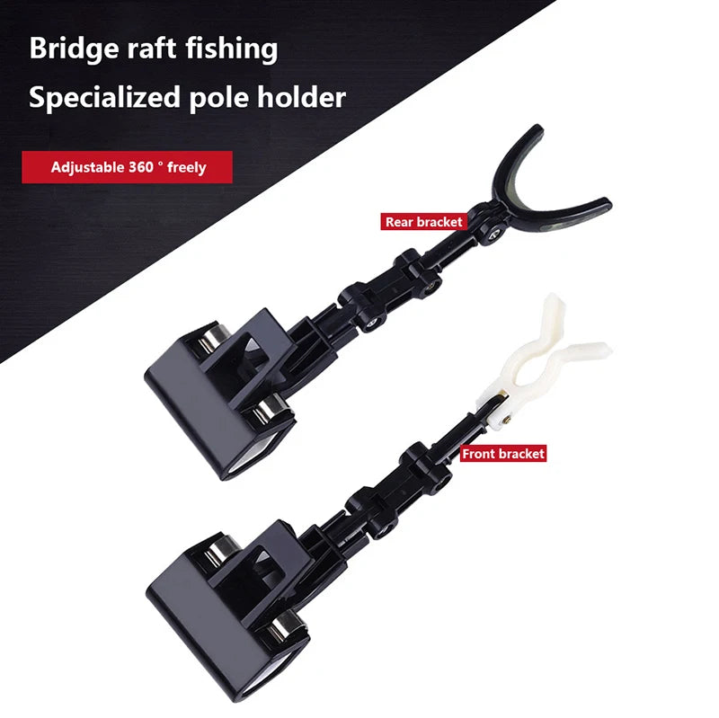 2-Pack 360° Fishing Rod Rest Holder | Luminous Non-Slip Bracket Fishing Rod Holder QXL