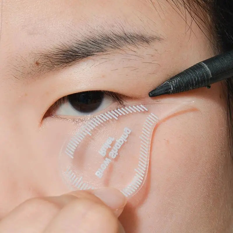 Teardrop Arch Brow Mapping Ruler | PMU Eyebrow Stencil Tool Eyebrow Mapping Tool QXL