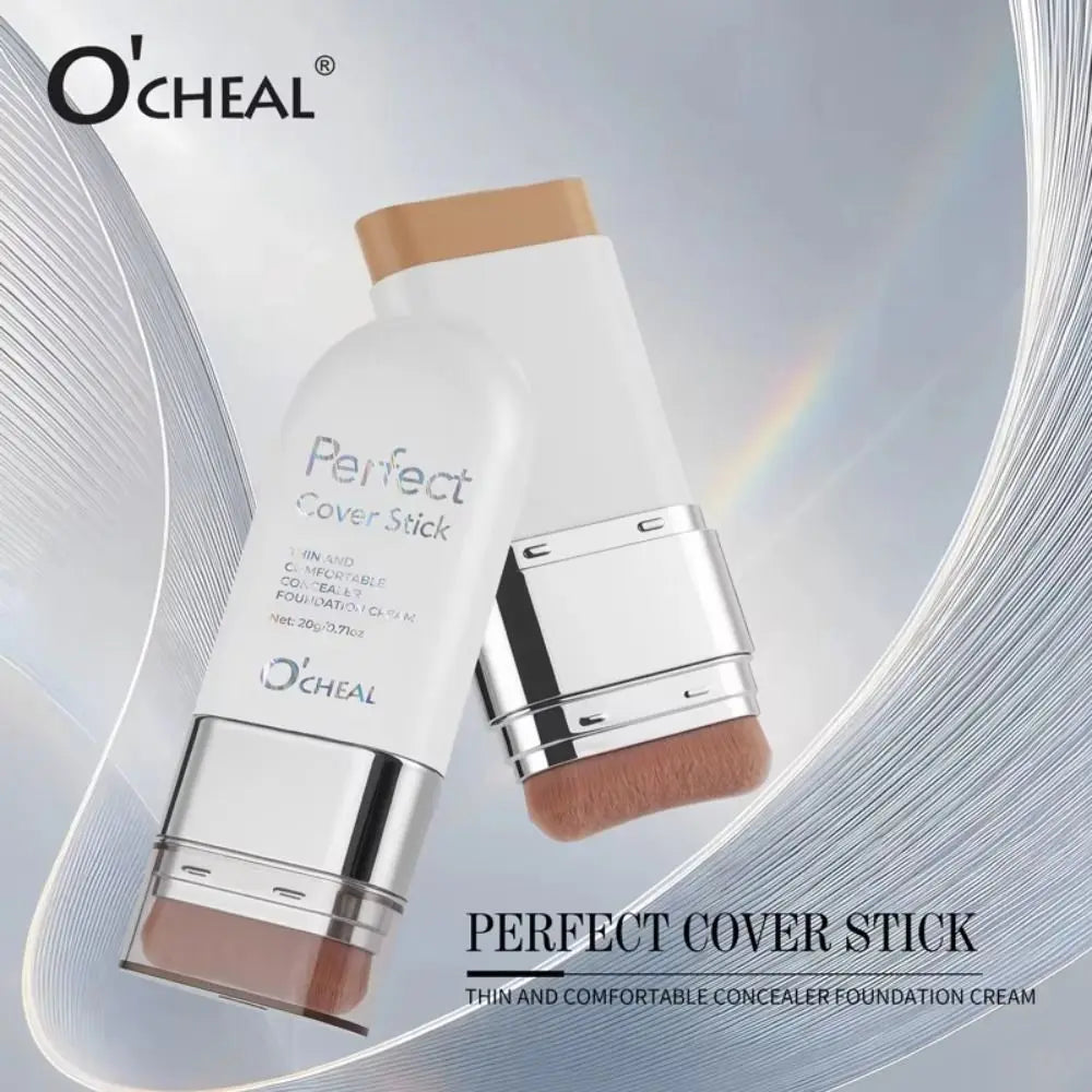 Waterproof Concealer Foundation Stick with Brush | Full Cover Concealer Foundation Stick QXL