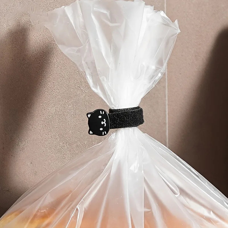 Cat-Shaped Cable Ties | Wire & Snack Bag Organizer Cable Ties QXL