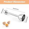 Stainless Steel Egg Topper, Shell Cutter & Separator Tool Egg Topper Tool QXL 1pcs