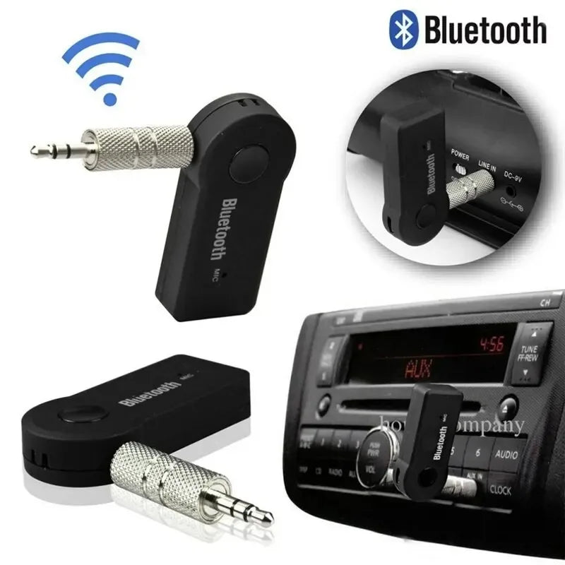 Bluetooth 5.0 Receiver 3.5mm AUX Adapter – Car & Headphone Bluetooth AUX Receiver QXL