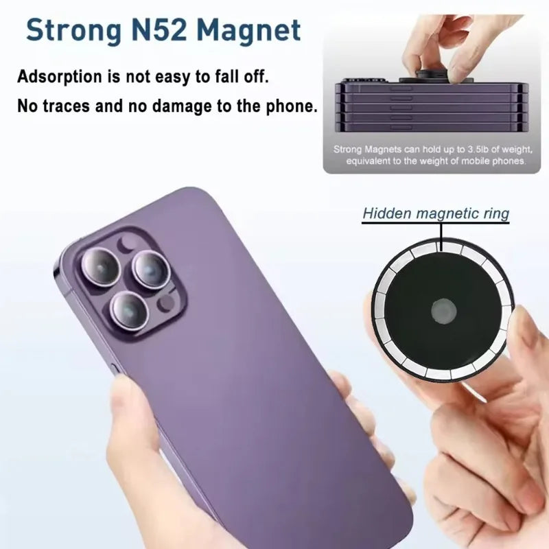 Magnetic Folding Phone Ring Grip & Stand – Universal Holder Phone Ring Grip Stand QXL