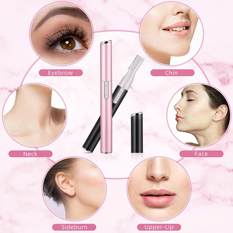 Mini Electric Eyebrow Trimmer & Facial Hair Remover | vvocci Electric Eyebrow Trimmer QXL