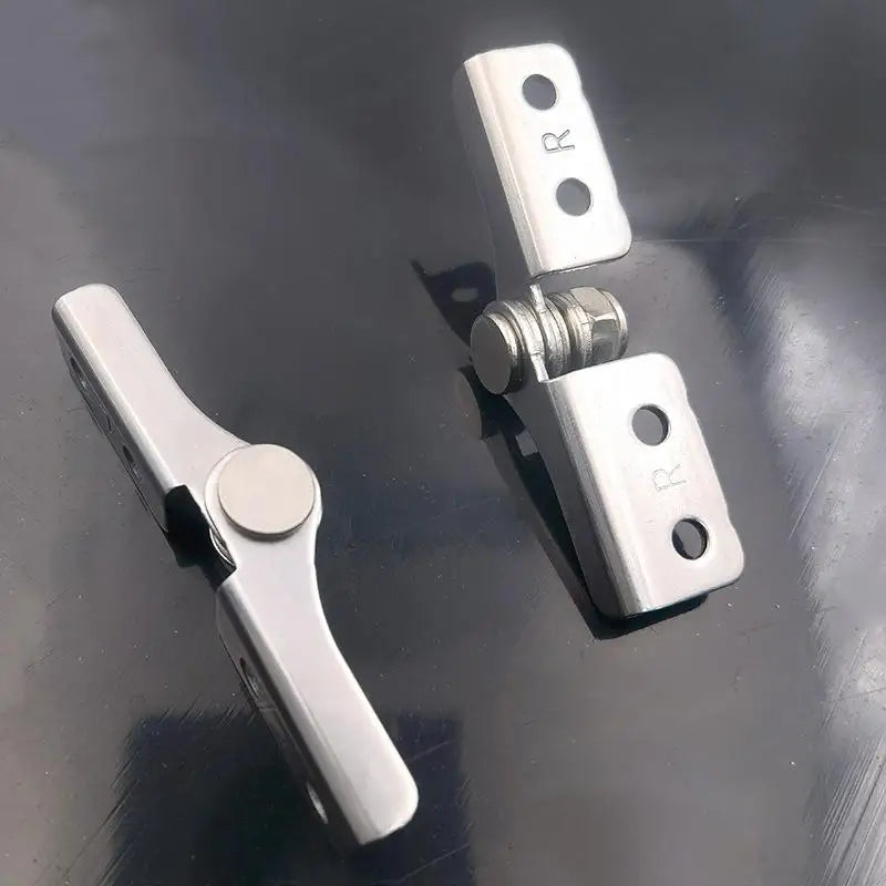 304 Stainless Steel Adjustable Damping Hinge | Frameless Stop Damping Positioning Hinge QXL
