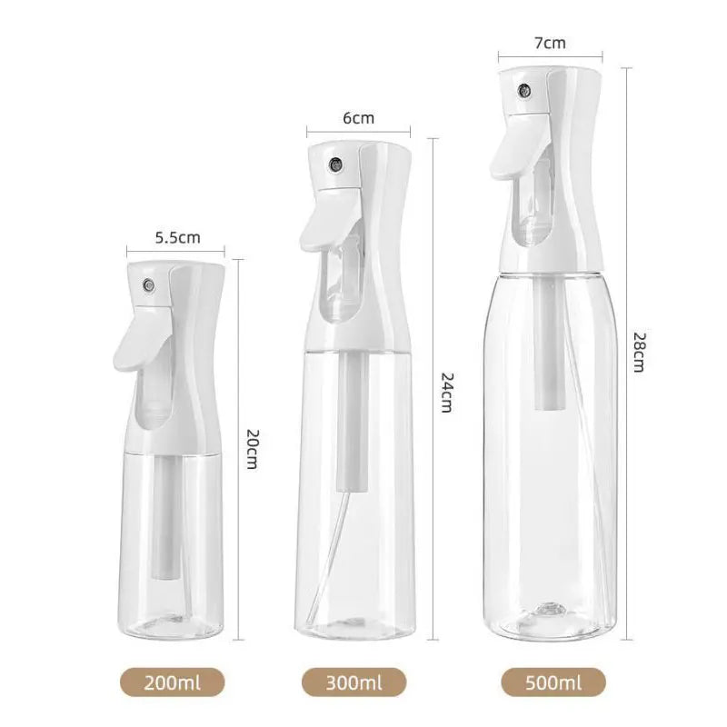 Continuous Mist Spray Bottle 200ml 300ml 500ml | Hair & Plants Mist Spray Bottle QXL