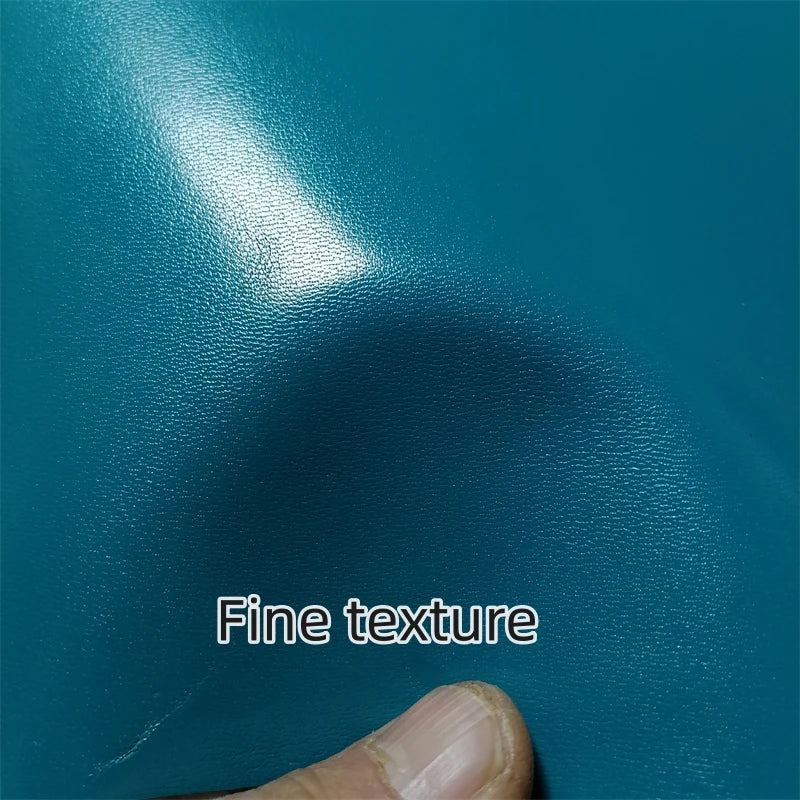Peacock Blue Top-Grain Goatskin Leather 0.6–0.7mm | DIY Lining Leather Craft Sheet QXL